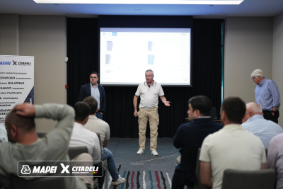 Citadeli presented the Italian brand Mapei to the construction sector