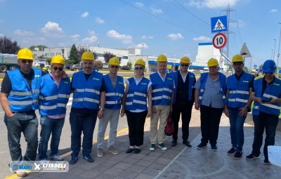 Visit of representatives of Citadeli's partner companies to Mapei S.P.A. facilities in Italy
