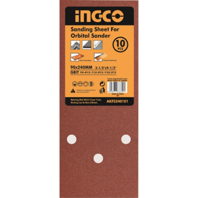 Sanding Sheet for Orbital Sander  in the set 5 pc (3pc -P80,2pc -P120) (AKFS240101-1)