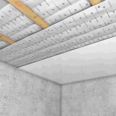 Базовая система звукоизоляции для натяжного потолка