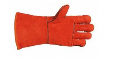 DU-WEL201   შემდუღებლის ხელთათმანი წითელი შავი კანტებით ''STALLIONS''