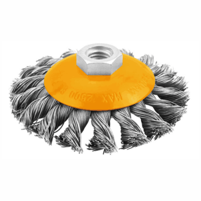 TOL727-77520 TWIST WIRE BEVEL BRUSH 100MM