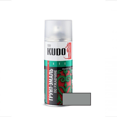 Primer-enamel for rusty surface gray RAL 7042, aerosol (520 ml)