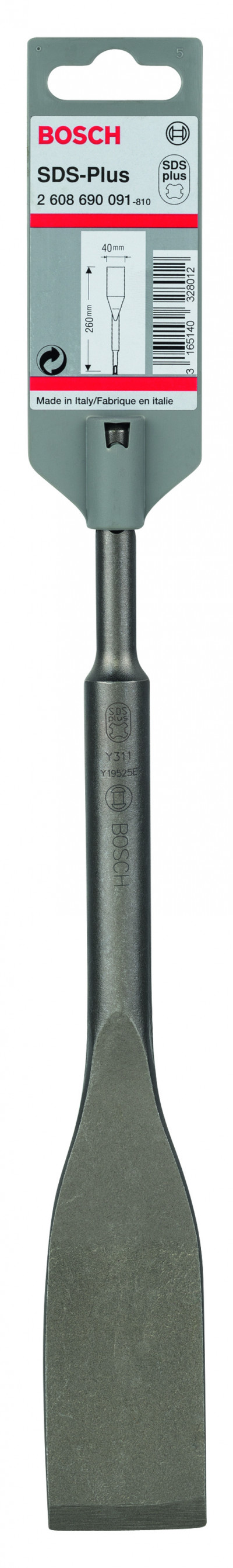 ფილის სატეხი SDS-Plus; 260x40 მმ, ავტომატური ლესვით