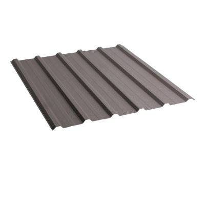 Profiled colored tin roofing 0.45x1140 RAL 8019 WRINKLE (trapezium, H22)