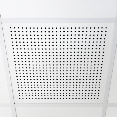 აკუსტიკური ჭერის ფილები PVC. ლამინ. ტაბაშ. ფუძეზე