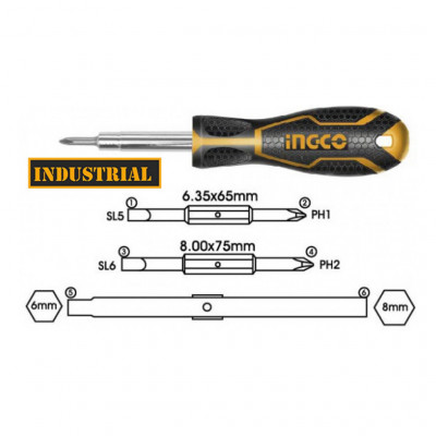 Double-sided screwdriver set (AKISD0608)