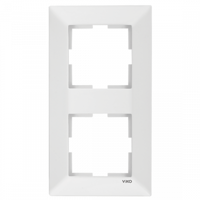 VIKO MERIDIAN switch-socket frame 2-key white