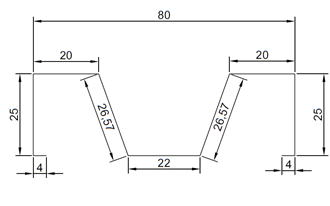 M - profile 0.50mm