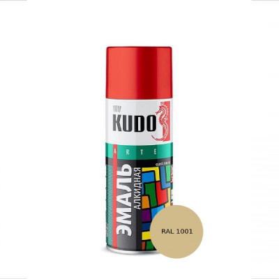 Эмаль универсальная бежевая, аэрозольная (520 мл)