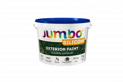 Силиконовая фасадная краска Jumbo, силикон, белая