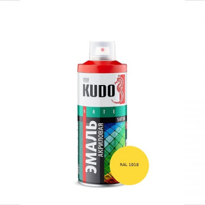 Acrylic Universal Enamel RAL 1018 Light Yellow, Aerosol (520ml)