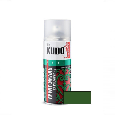 გრუნტი-ემალი ჟანგიანი ზედაპირისთვის მწვანე RAL 6002, აეროზოლი (520 მლ)