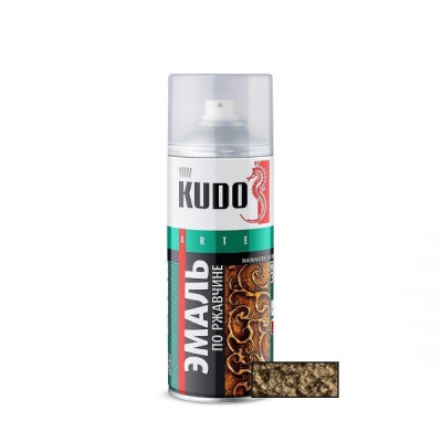Enamel for rusty surface with hammer effect blue-bronze, aerosol (520 ml) KU-3009