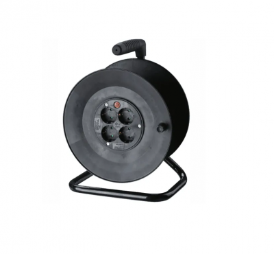 Linus SOC28-7447 დამაგრძელებელი 4-ადგილიანი 25 მტრ კაბელით დამიწებით