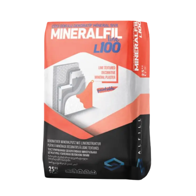 Decorative filler (linear) Munich 2mm ALFILL MINERALFIL L100 25kg