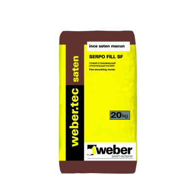 ფითხი weber.tec saten 20 KG (პოლიმერის დანამატით ბოლო პირი სალესი მასალა)