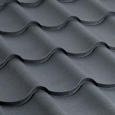 Metal tile colored tin roofing 0.45x1180 RAL 7016 WRINKLE