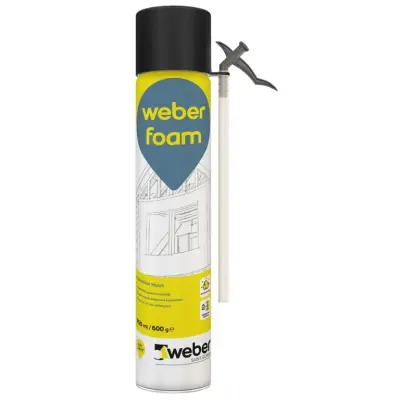 Foam (Polyurethane) WEBER FOAM 750ML (840 gr)