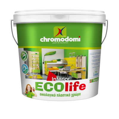 საღებავი წყალდისპ.შიდა სამუშ. ECO LIFE (ΒΑSE Ρ) 10LT