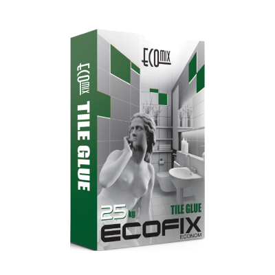 წებო-ცემენტი EKOFIX 25კგ.-იანი ტომარა EKONOM