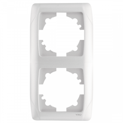 VIKO CARMEN switch-socket frame 2-key white