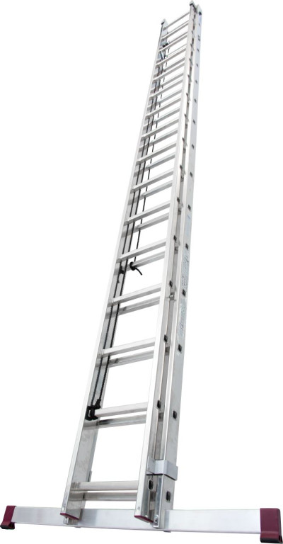 Aluminum ladder 031525 Rope-op.ext. ladder 2*16 rungs corda