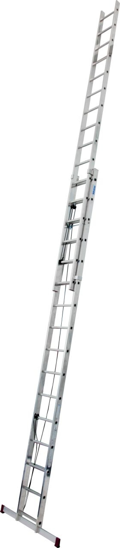 Aluminum ladder 031525 Rope-op.ext. ladder 2*16 rungs corda