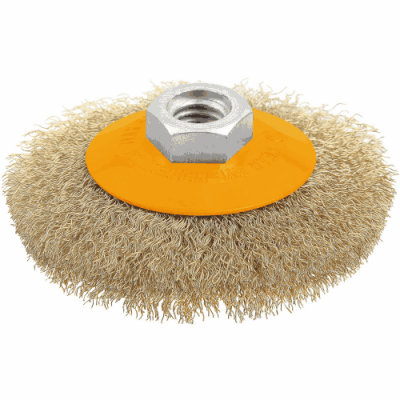 TOL726-77517  მეტალის საპრიალებელი ჯაგრისი  100MM