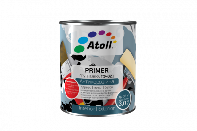 შავი A გრუნტი ანტიკოროზიული ГФ-021 2,8 კგ