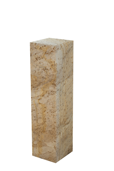 Andesite hammered columns 1m3
