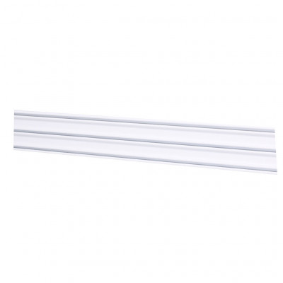 Triple curtain aluminum white  - 3,00 m