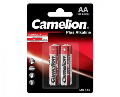 0035 Camelion Plus Alkaline AA ელემენტი, 2ც შეკვრა LR6-BP2 - 4260033150035