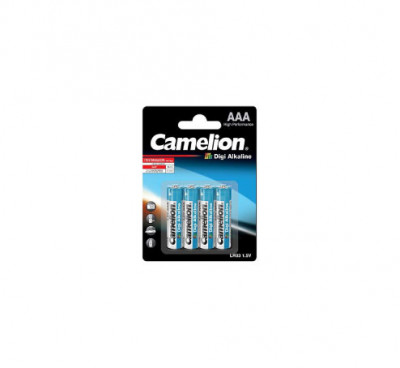 4545 Camelion Digi Alkaline AAA ელემენტი, 4ც შეკრა LR03-BP4DG (2) - 4260033154545