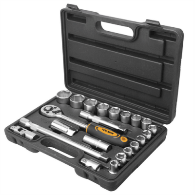 TOL35-15139 ქანჩის გასაღების ნაკრები სათადარიგო პირებით 22ც.-იანი