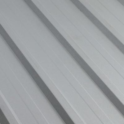 პროფილირებული ფერადი თუნუქის სახურავი  0.50x1140 RAL 9006 WRINKLE (ტრაპეცია, H22)