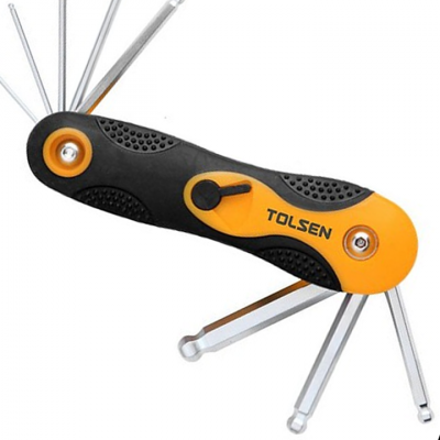 TOL189-20059 ექვსკუთხა სახრახნისის ნაკრები მრგვალი ბოლოებით 8ც-იანი