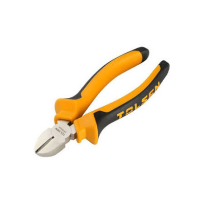 TOL454-10004 ბრტყელტუჩა მკვნეტარა მეტალის,რეზინის სახელურით 180mm,7"