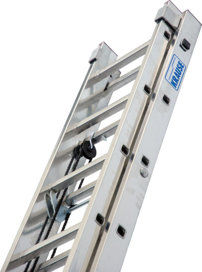 Aluminum ladder 031525 Rope-op.ext. ladder 2*16 rungs corda