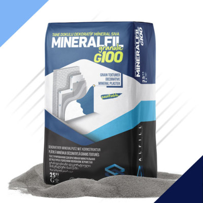 Alfill Mineralfil G100 25 кг декоративная шпатлевка