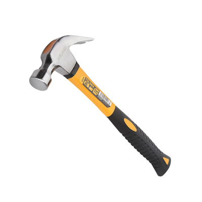 TOL48-25030 Claw metal hammer , with rubber handle 16OZ(29mm,470gr.)