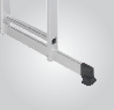 ალუმინის პრაქტიკული ხარაჩო 2x6 საფეხურით - 1.5 მ. (7736)