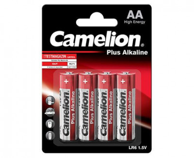 0028 Camelion Alkaline AA battery AA, 4-piece pack LR6-BP4 - 4260033150028