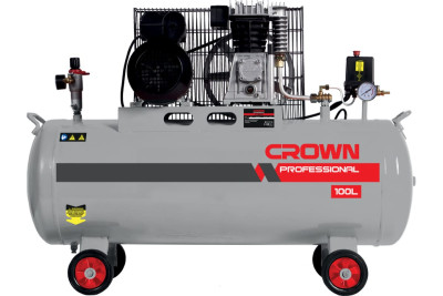 CROWN CT36031-ჰაერის კომპრესორი 100L