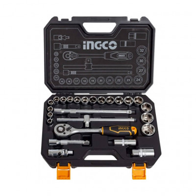 ქანჩის სახსნელი თავაკების ნაკრები კომპ. 25ც (HKTS12251)