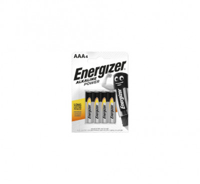 7893 Energizer Alkaline Power AAA, 4-pc blister-LR03-FSB4 (E300132600)-7638900247893