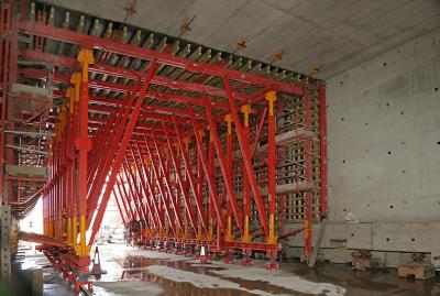 გვირაბული საყალიბე სისტემა VARIOKIT VTC-ის გადასატანი ურიკა