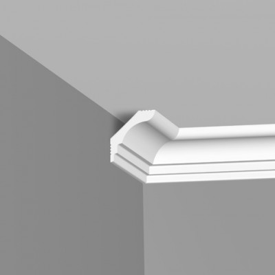 Baseboard for stretch ceiling P45/50