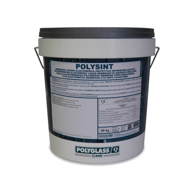 აკრილის ფიბრირებული ჰიდროიზოლაცია POLYSINT grey  20 კგ