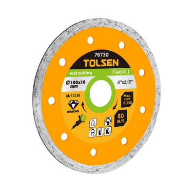 TOLSEN TOL1755-76732 მეტლახის საჭრელი დისკი WET 115*22.2